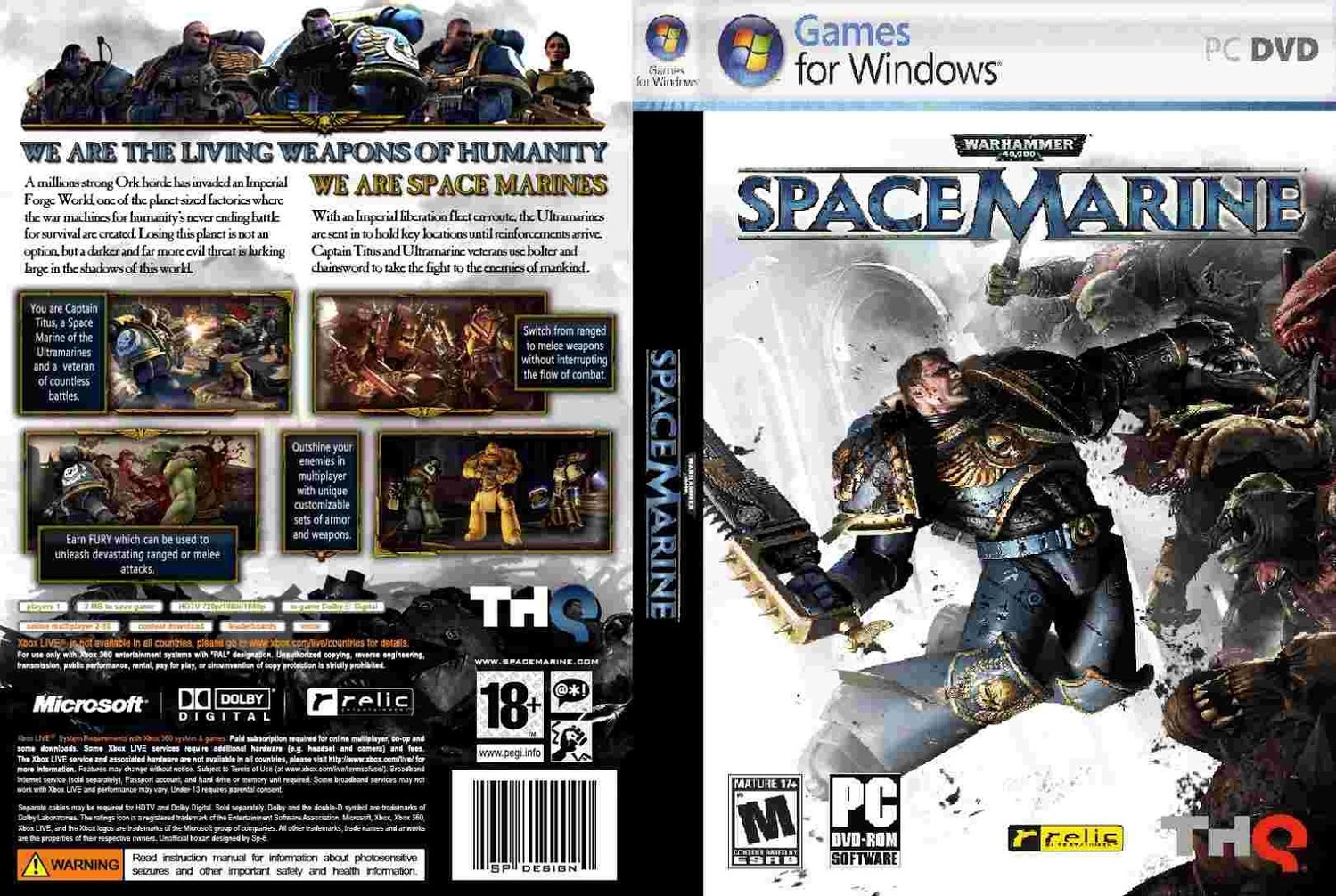 Warhammer 40,000: Space Marine - Collection Edition [v 1.0.165.0 + DLC] (2012) PC | RePack от FitGirl